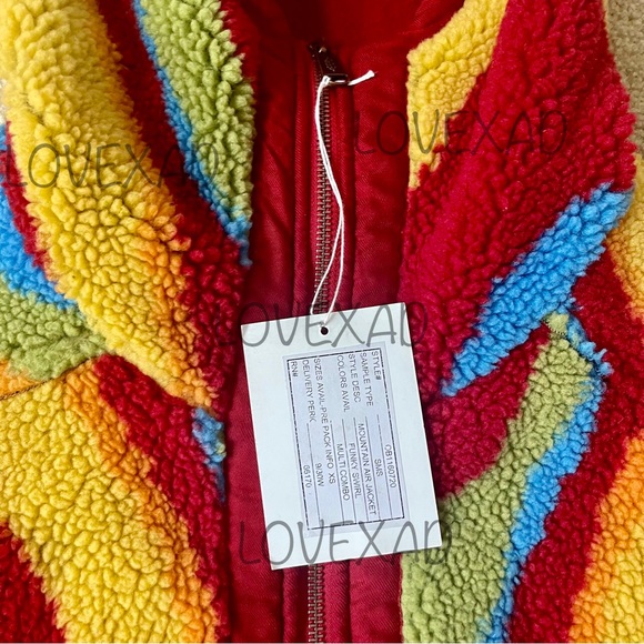SOLD ‼️ Free people mountain air jacket fall winter coat designer rainbow hoodie - Picture 4 of 12